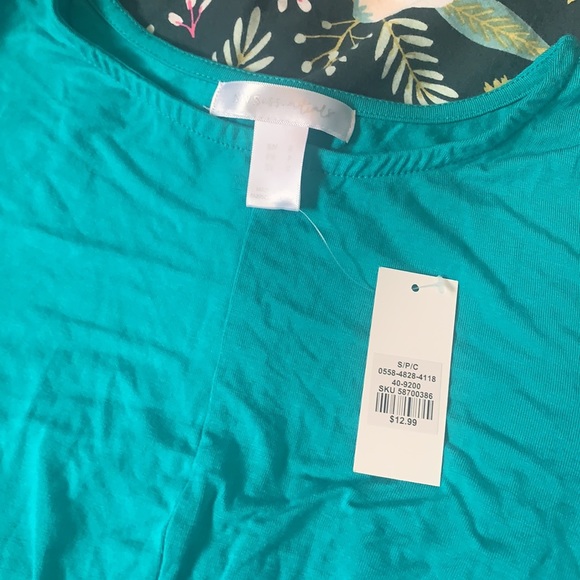 Teal Crop Top - Picture 3 of 4